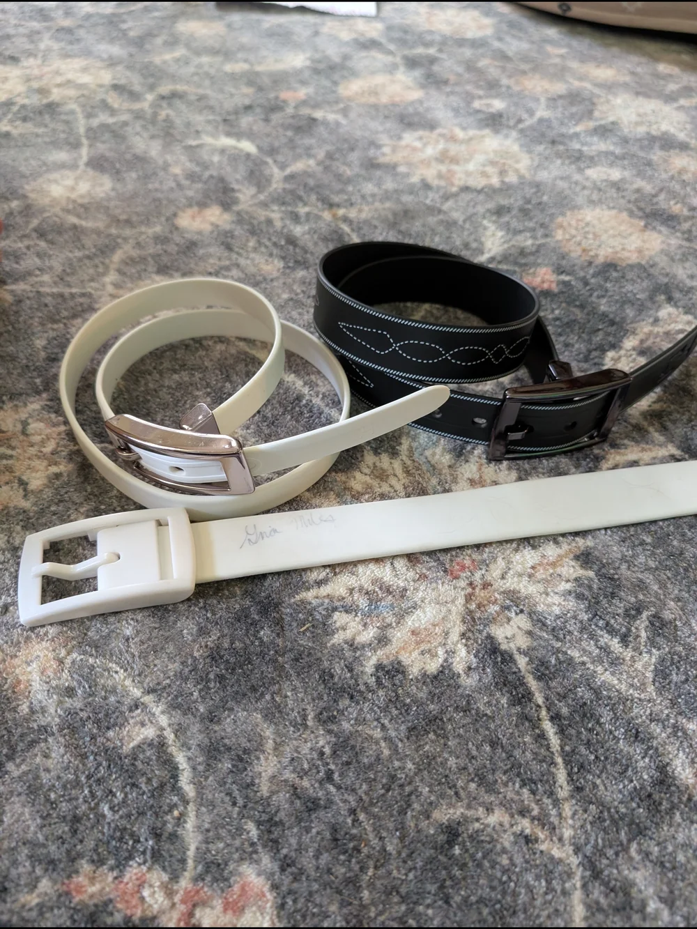 C4 Equestrian Belt Lot- 3 Belts - 2 Classic, 1 Skinny